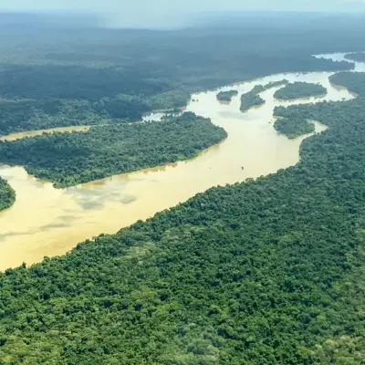 Impacto de grandes poluidores na bacia do Tapajós é tema de discussões no IV Cinturão Cultural — Foto: Observatório do Clima